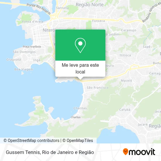 Gussem Tennis mapa
