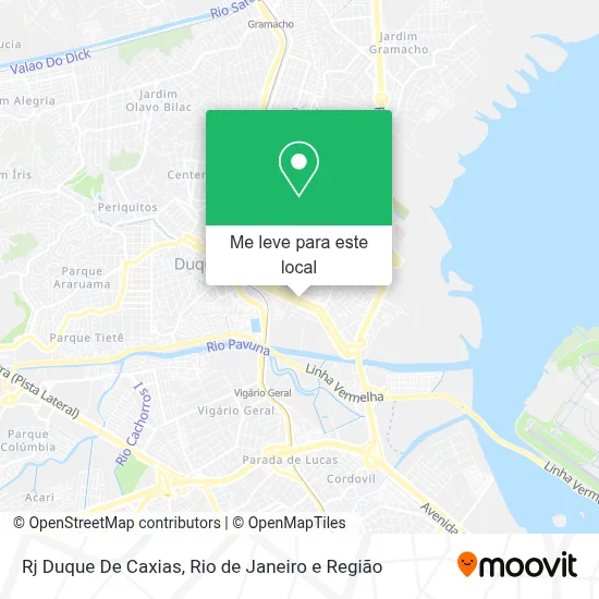 Rj Duque De Caxias mapa