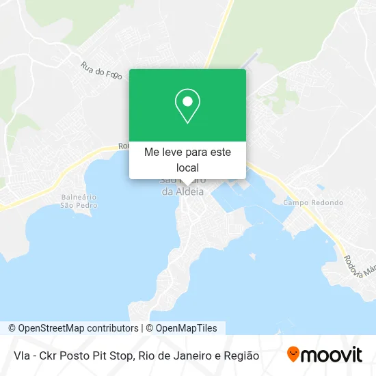 Vla - Ckr Posto Pit Stop mapa