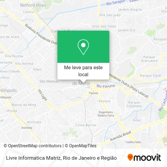 Livre Informatica Matriz mapa