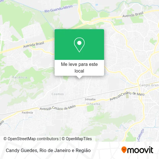 Candy Guedes mapa