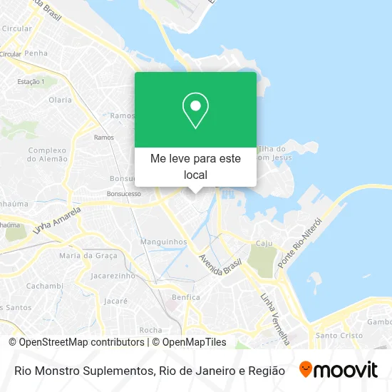 Rio Monstro Suplementos mapa