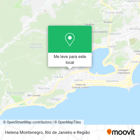 Helena Montenegro mapa