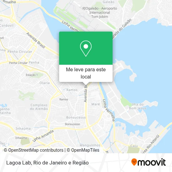 Lagoa Lab mapa