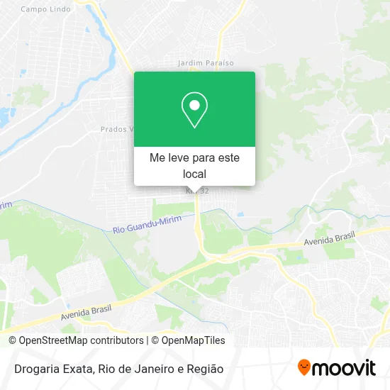 Drogaria Exata mapa