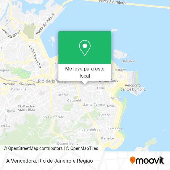 A Vencedora mapa