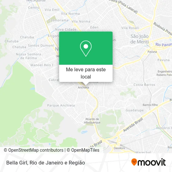 Bella Girl mapa