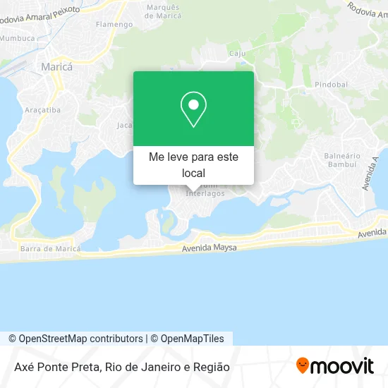 Axé Ponte Preta mapa