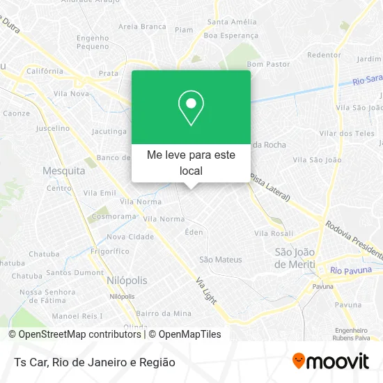 Ts Car mapa