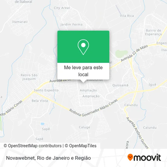 Novawebnet mapa