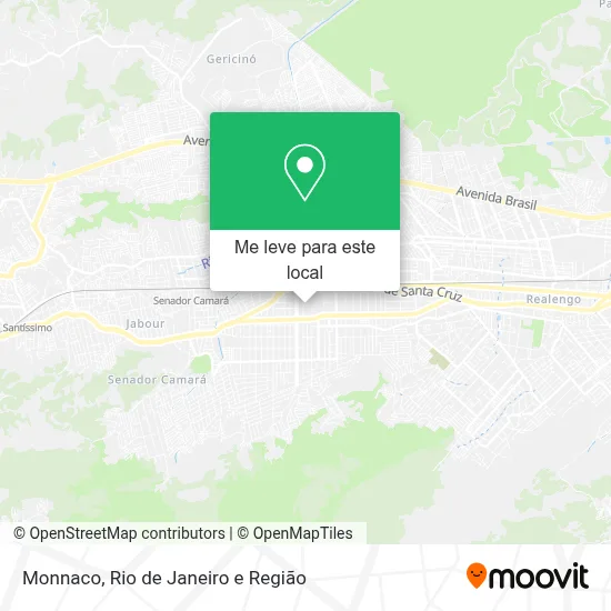 Monnaco mapa