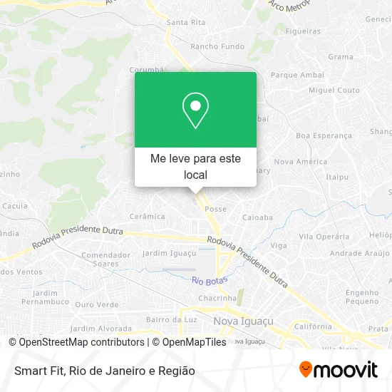 Smart Fit mapa