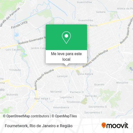 Fournetwork mapa