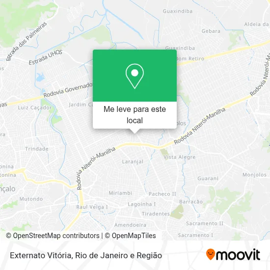 Externato Vitória mapa