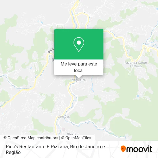 Rico's Restaurante E Pizzaria mapa