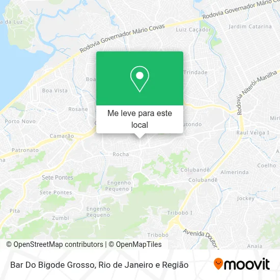 Bar Do Bigode Grosso mapa