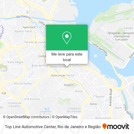 Top Line Automotive Center mapa