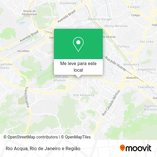 Rio Acqua mapa