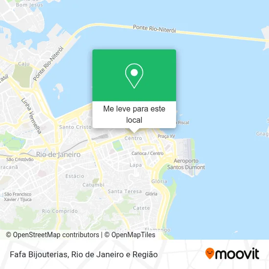 Fafa Bijouterias mapa