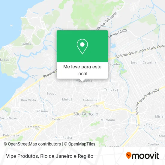 Vipe Produtos mapa