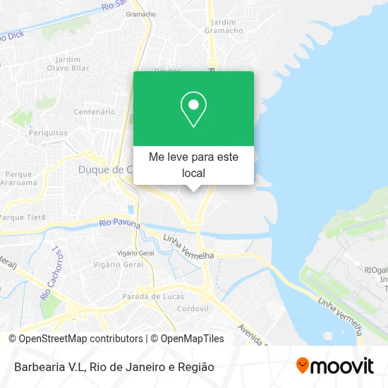 Barbearia V.L mapa