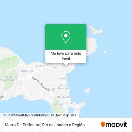 Morro Da Prefeitura mapa