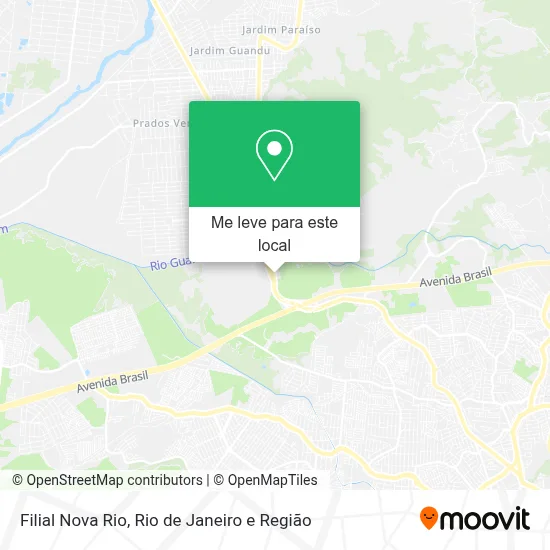 Filial Nova Rio mapa