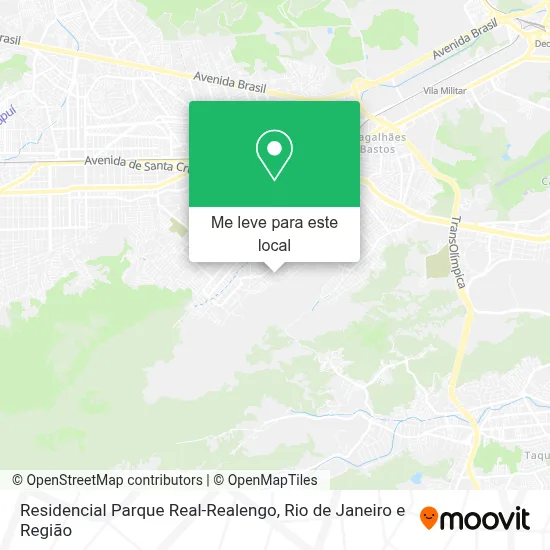 Residencial Parque Real-Realengo mapa