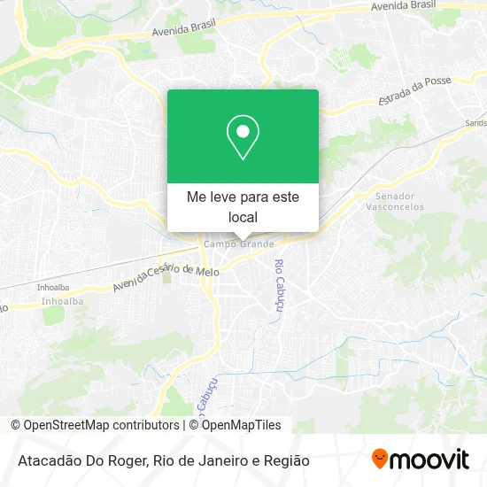 Atacadão Do Roger mapa