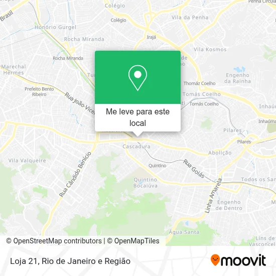Loja 21 mapa