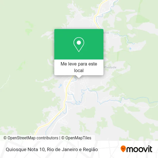 Quiosque Nota 10 mapa