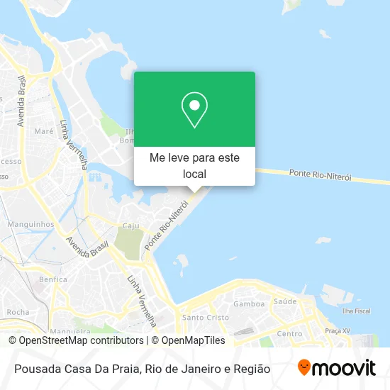 Pousada Casa Da Praia mapa