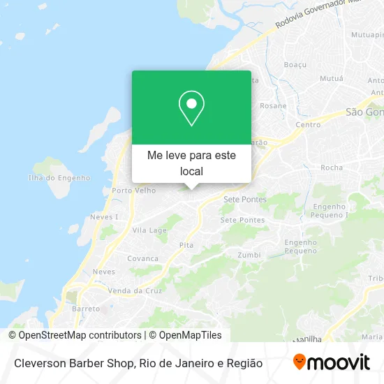 Cleverson Barber Shop mapa