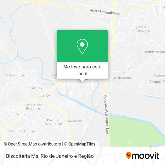 Biscoiteria Ms mapa