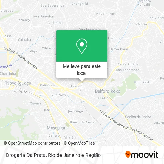 Drogaria Da Prata mapa
