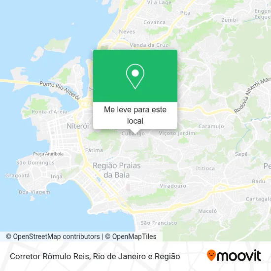 Corretor Rômulo Reis mapa
