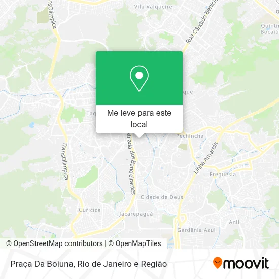 Praça Da Boiuna mapa