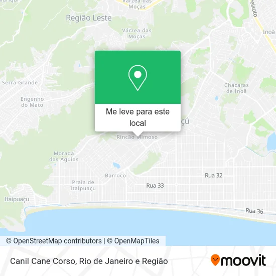 Canil Cane Corso mapa