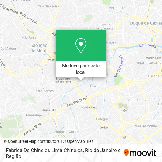 Fabrica De Chinelos Lima Chinelos mapa