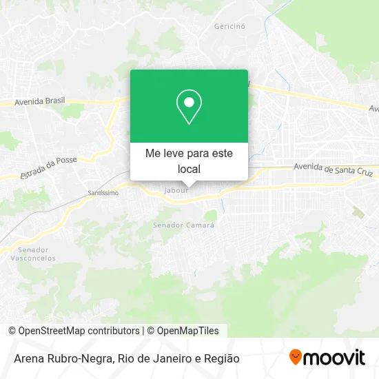 Arena Rubro-Negra mapa