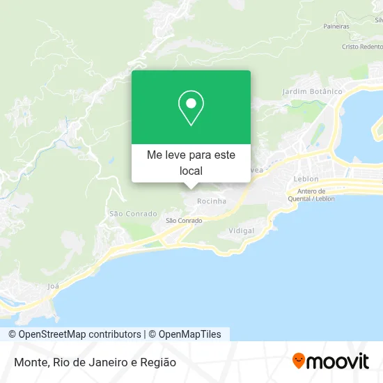 Monte mapa