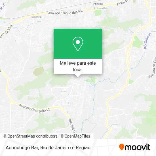 Aconchego Bar mapa