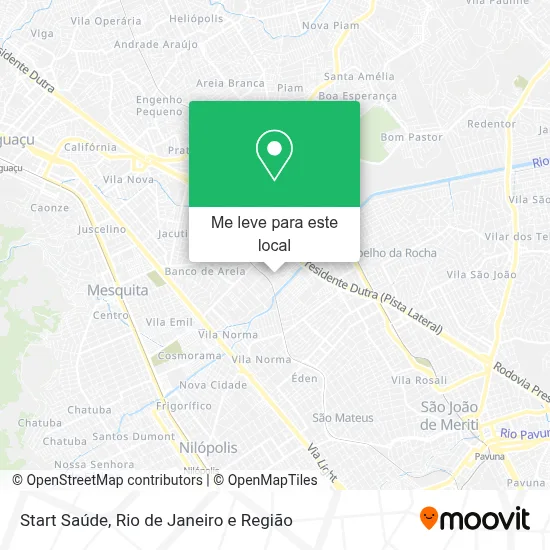 Start Saúde mapa