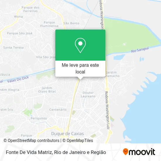 Fonte De Vida Matriz mapa