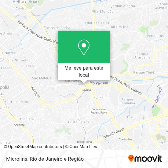 Microlins mapa