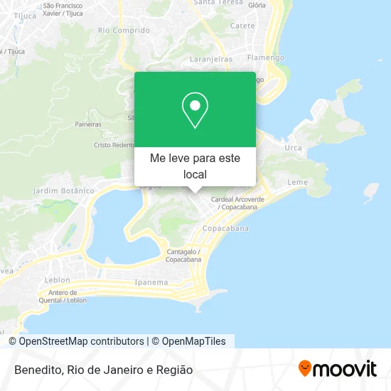 Benedito mapa