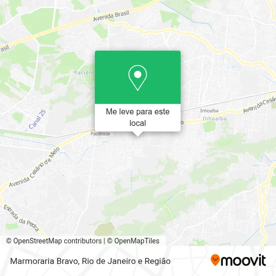 Marmoraria Bravo mapa