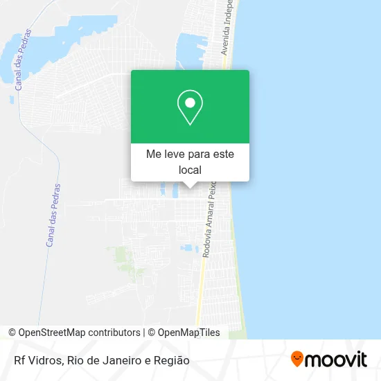 Rf Vidros mapa
