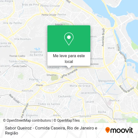 Sabor Queiroz - Comida Caseira mapa