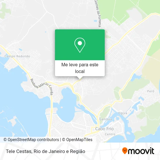 Tele Cestas mapa
